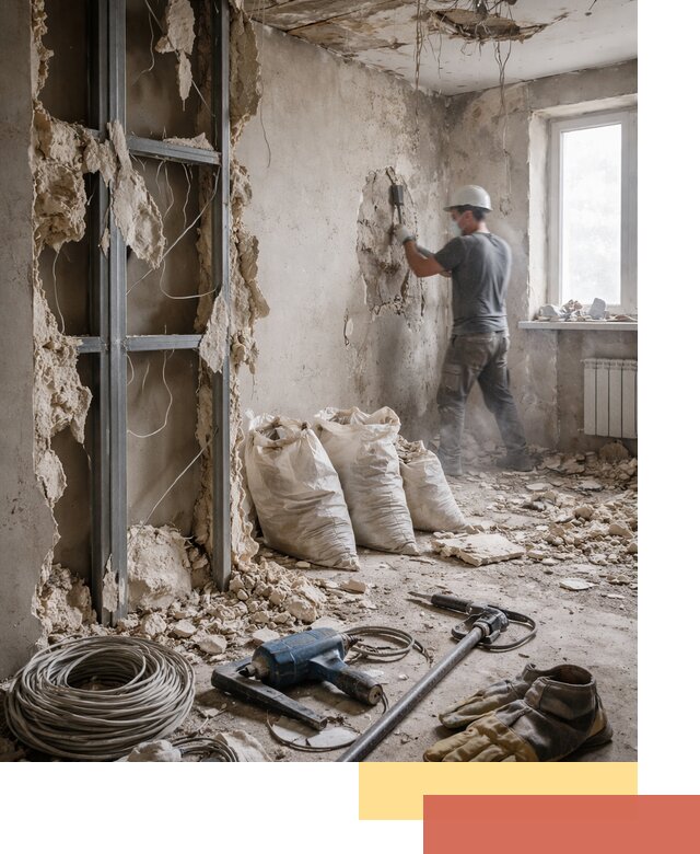 Профессиональный демонтаж зданий и конструкций в Долгопрудном