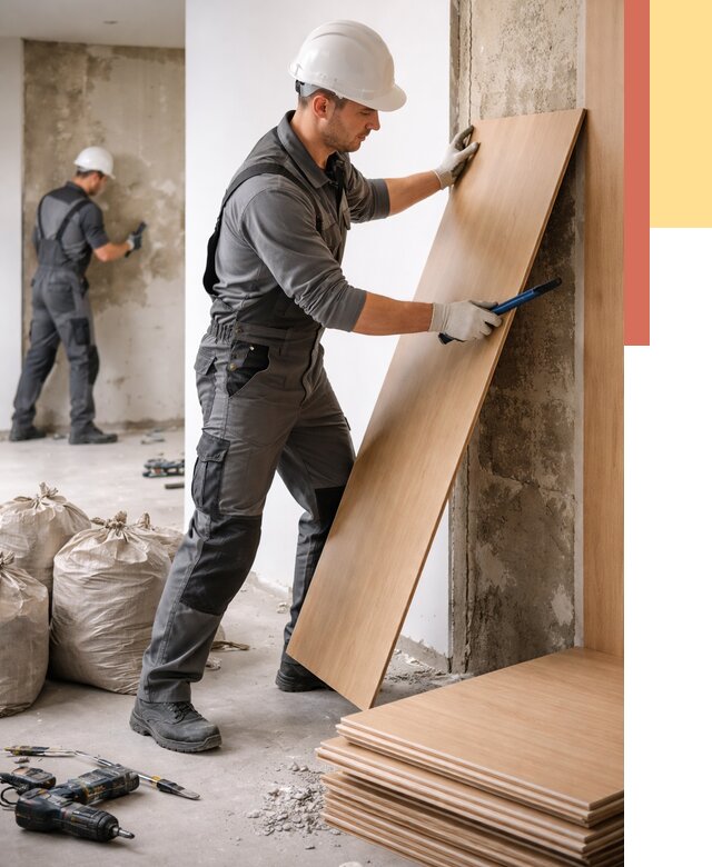 Демонтаж стеновых панелей в Долгопрудном от 3551 руб. за м² быстро и недорого | ОТДЕЛОЧНИК-Длг