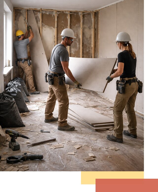 Демонтаж стеновых панелей в Долгопрудном быстро и аккуратно