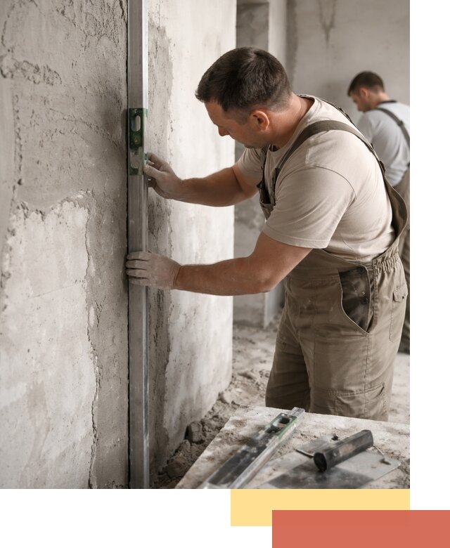 Установка штукатурных маяков в Долгопрудном с гарантией качества