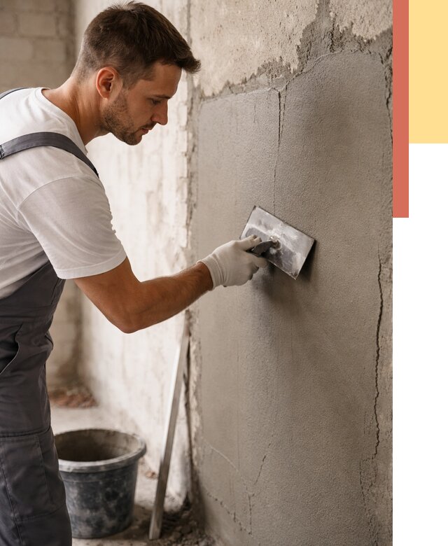 Штукатурка стен под плитку в Долгопрудном от 4261 руб./м2 — выравнивание под плитку | ОТДЕЛОЧНИК-Длг