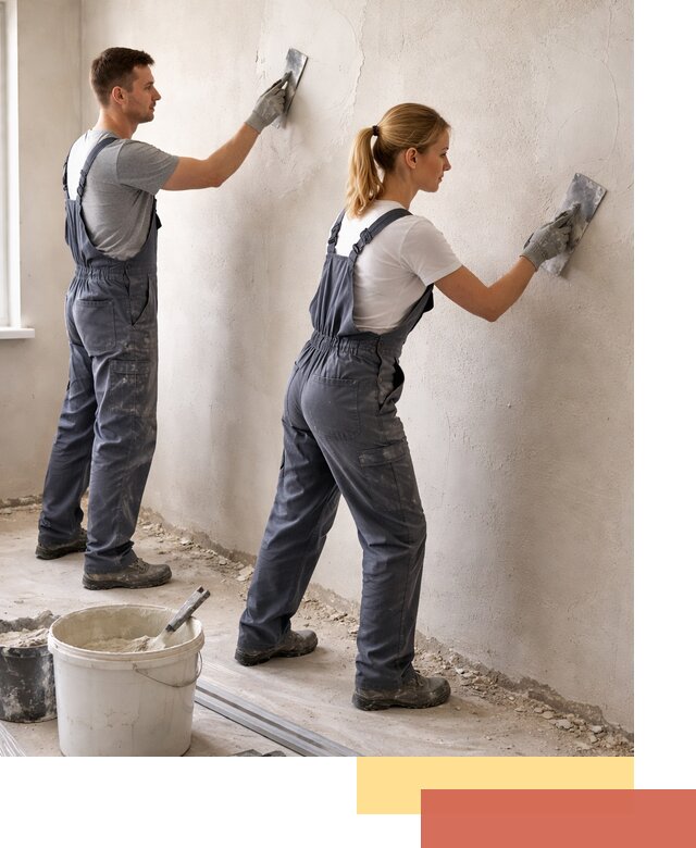 Штукатурка стен под обои в Долгопрудном профессионально и быстро