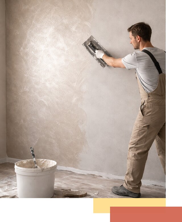 Декоративная штукатурка «Мокрый шелк» под ключ в Долгопрудном