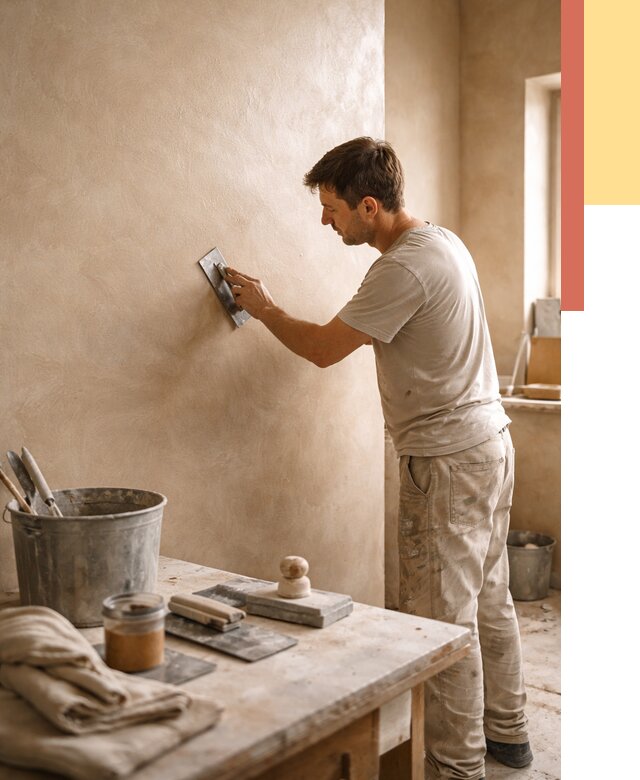 Марокканская штукатурка таделакт в Долгопрудном под ключ от 4261 руб. | ОТДЕЛОЧНИК-Длг