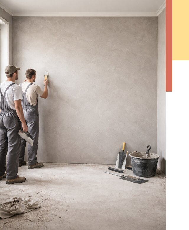 Микробетон на стены в Долгопрудном от 1268 руб. — нанесение и отделка | ОТДЕЛОЧНИК-Длг