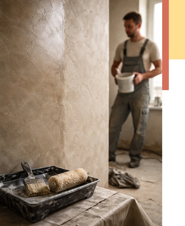 Нанесение воска на штукатурку в Долгопрудном от 3551 руб. | Услуги ОТДЕЛОЧНИК-Длг