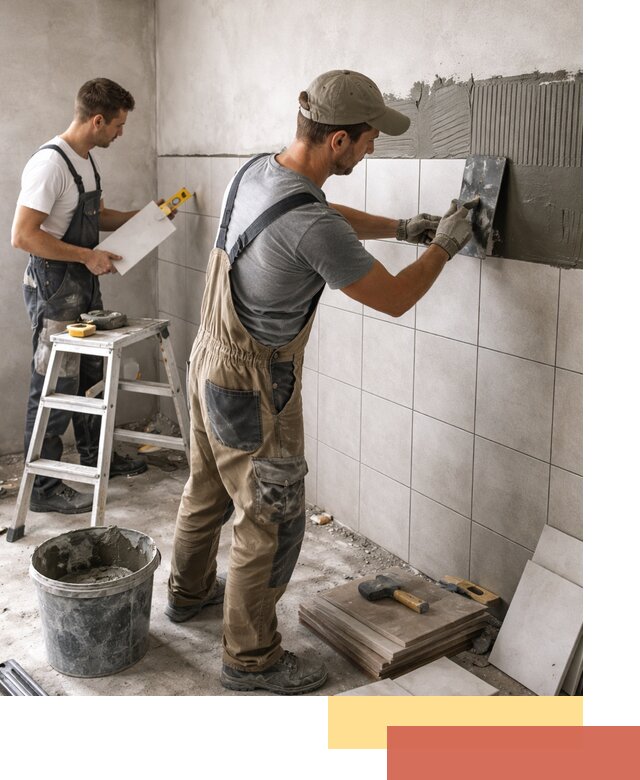 Укладка плитки на стены в Долгопрудном профессионально и надежно