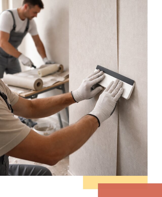 Поклейка обоев под покраску в Долгопрудном профессионально и быстро