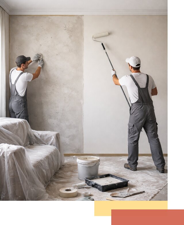 Покраска стен антивандальной краской в Долгопрудном