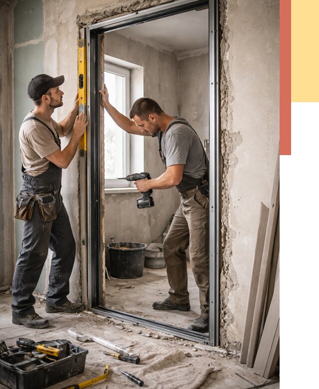 Закладка дверного проема в Долгопрудном от 3551 руб. — быстро и недорого | ОТДЕЛОЧНИК-Длг