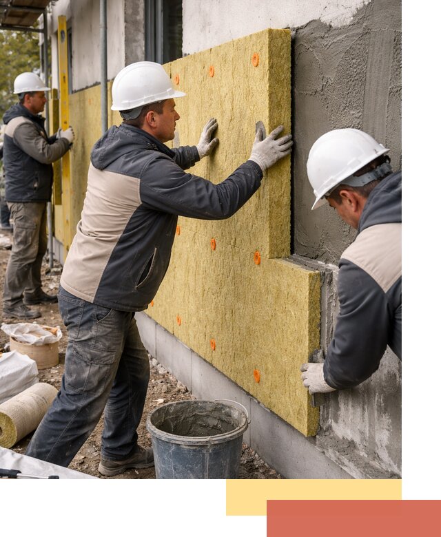 Утепление стен минватой в Долгопрудном — тепло и звукоизоляция