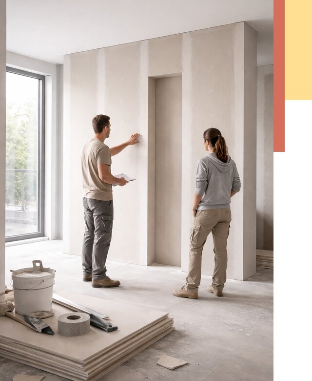 Зонирующая перегородка из гипсокартона в Долгопрудном от 2841 руб. под ключ | ОТДЕЛОЧНИК-Длг