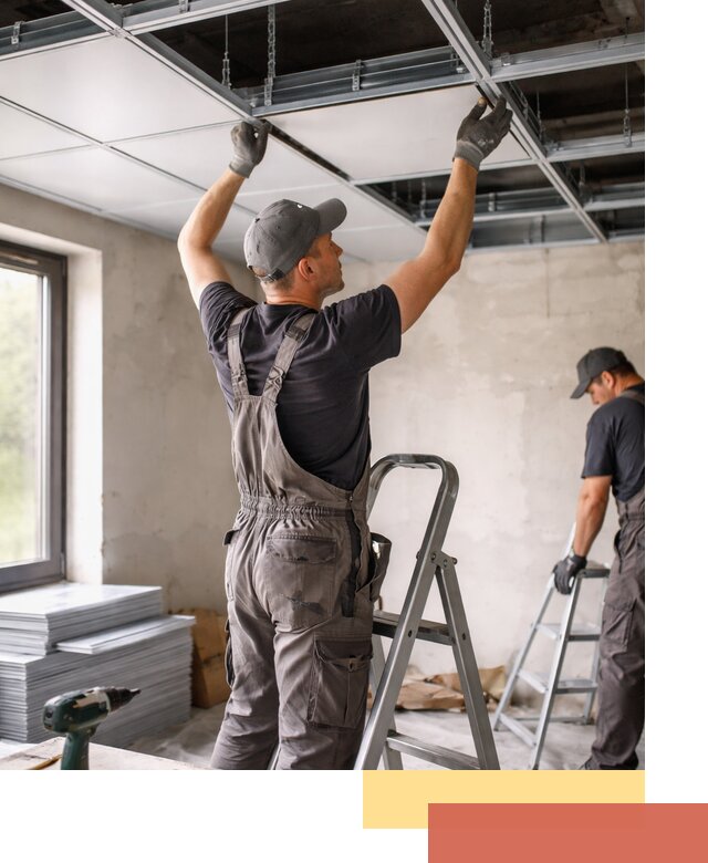 Монтаж кассетного потолка в Долгопрудном качественно и быстро