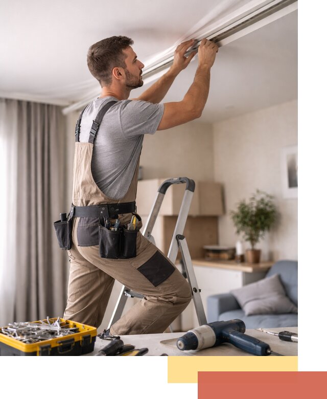 Ремонт натяжных потолков в Долгопрудном — качественно и оперативно