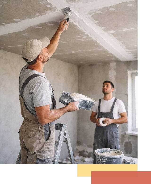 Обработка швов потолка ГКЛ в Долгопрудном: качественная заделка и шпатлевка