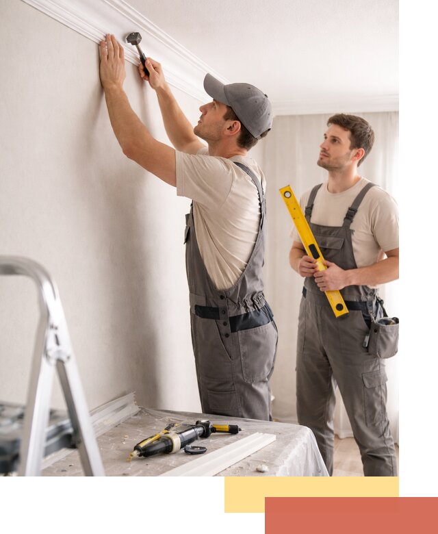 Монтаж потолочного плинтуса в Долгопрудном качественно и быстро