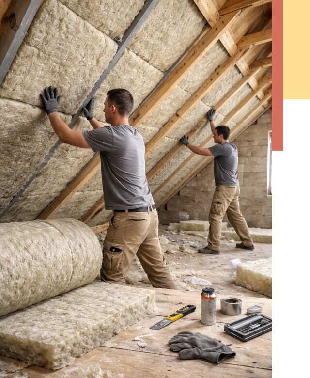 Утепление потолка минватой в Долгопрудном от 1471 руб. — быстро и недорого | ОТДЕЛОЧНИК-Длг