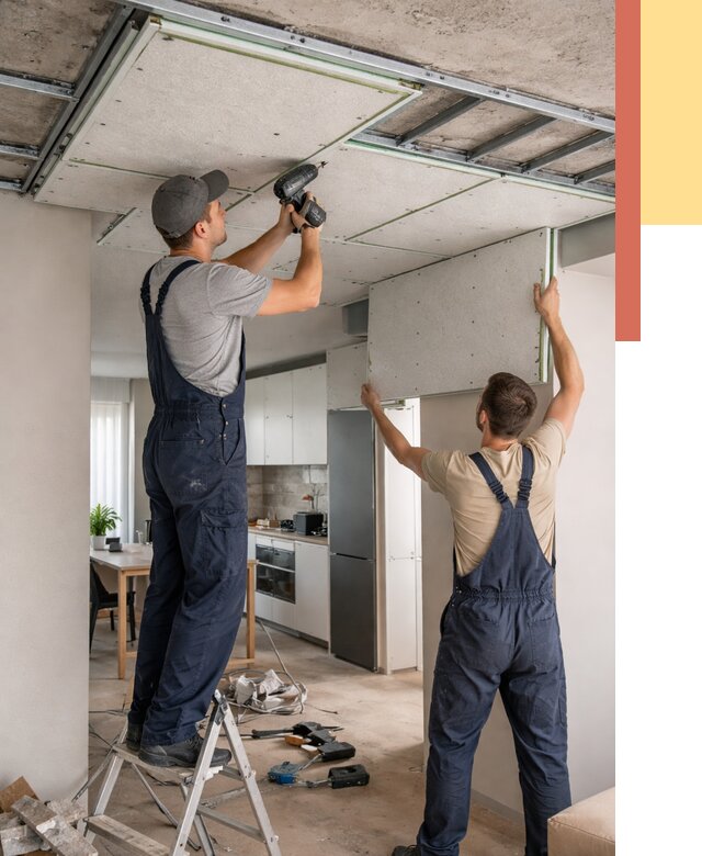 Шумоизоляция потолка панелями зипс в Долгопрудном от 1877 руб. под ключ | ОТДЕЛОЧНИК-Длг